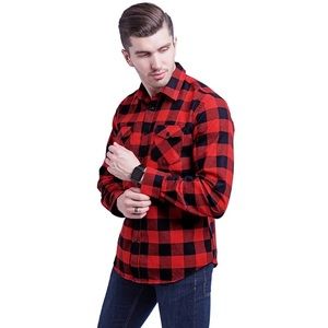 Plaid flannel red. Other colors available